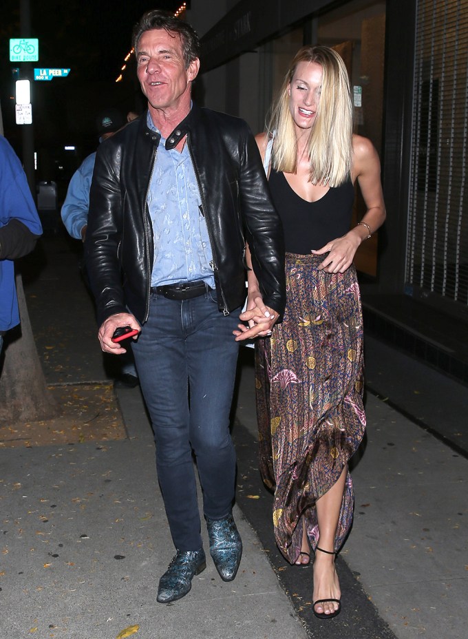 Dennis Quaid & Laura Savoie in West Hollywood