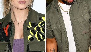 Drake Wearing Hailey Baldwin Necklace