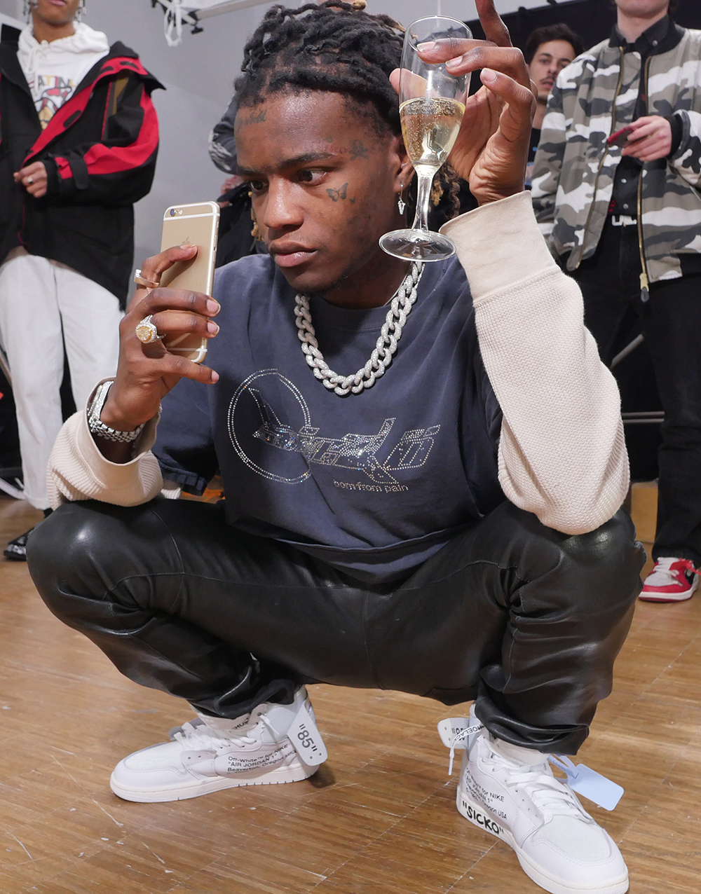 Ian Connor
Off-White show, Backstage, Fall Winter 2018, Paris Fashion Week Men's, France - 17 Jan 2018