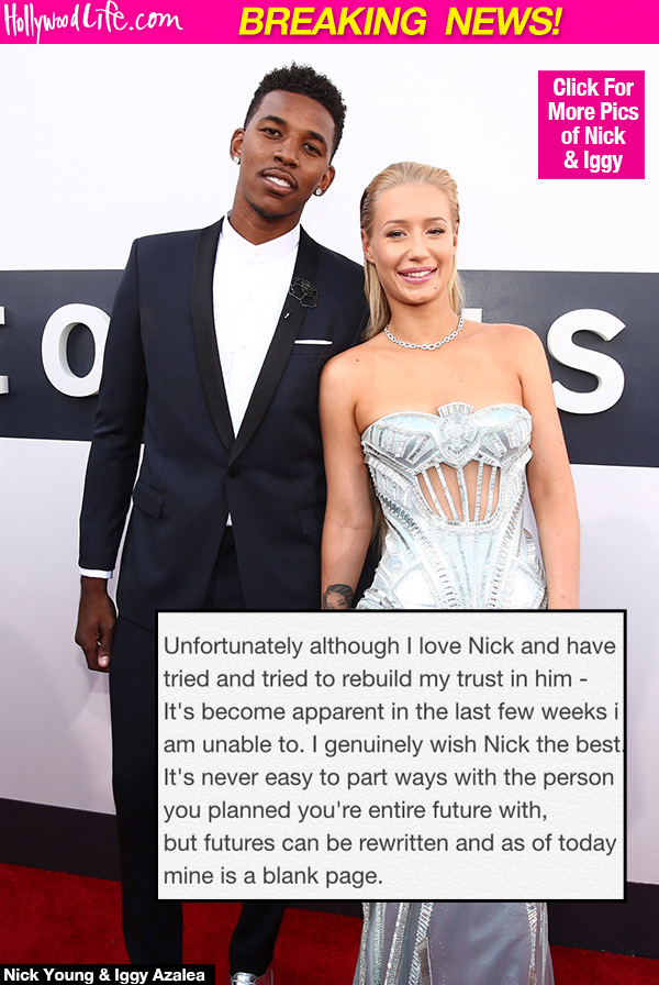 Iggy Azalea Nick Young Split