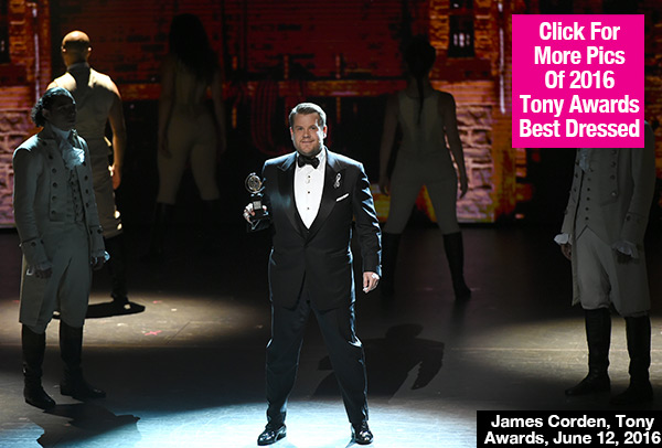 James Corden Tony Awards Opening