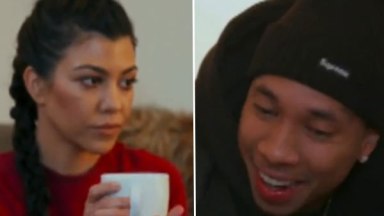 kourtney kardashian tyga talk vail