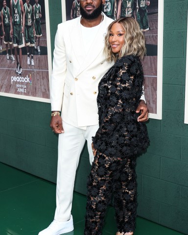 American professional basketball player LeBron James and wife Savannah James arrive at the Los Angeles Premiere Of Peacock's 'Shooting Stars' held at the Regency Village Theatre on May 31, 2023 in Westwood, Los Angeles, California, United States.
Los Angeles Premiere Of Peacock's 'Shooting Stars', Regency Village Theatre, Westwood, Los Angeles, California, United States - 31 May 2023