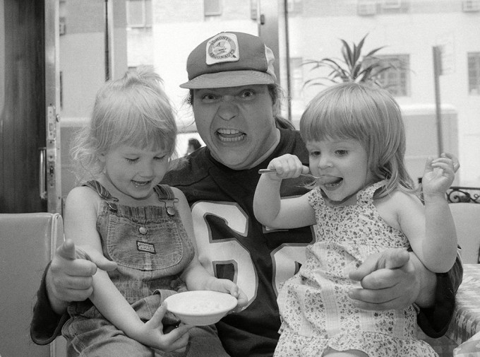 Meat Loaf With His Daughter & Family Friend