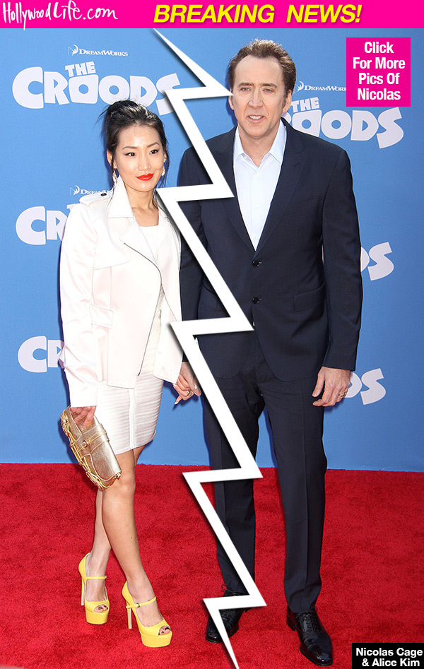Alice Kim Nicolas Cage Separated