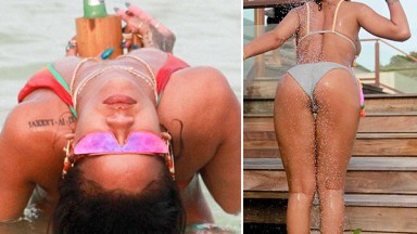 Rihanna Racy Bikini Pics