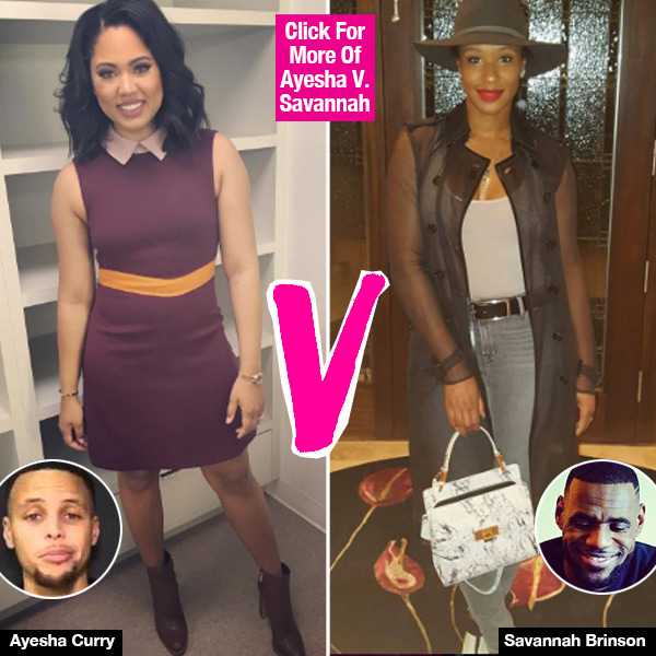 Ayesha Curry Savannah Brinson Compared