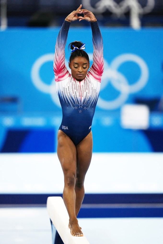 Simone Biles On The Balance Beam