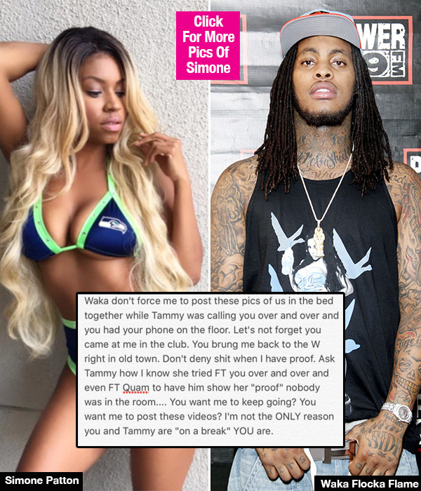 Simone Patton Affair Waka Flocka Flame