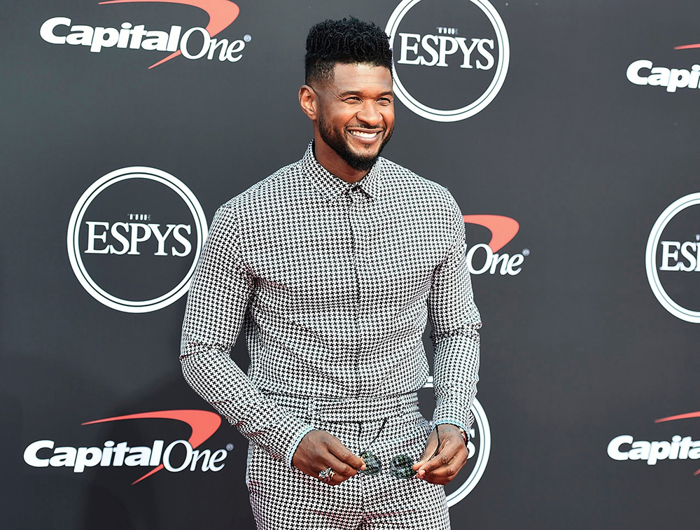 Usher arrives at the ESPY Awards, at the Microsoft Theater in Los Angeles
2019 ESPY Awards - Arrivals, Los Angeles, USA - 10 Jul 2019