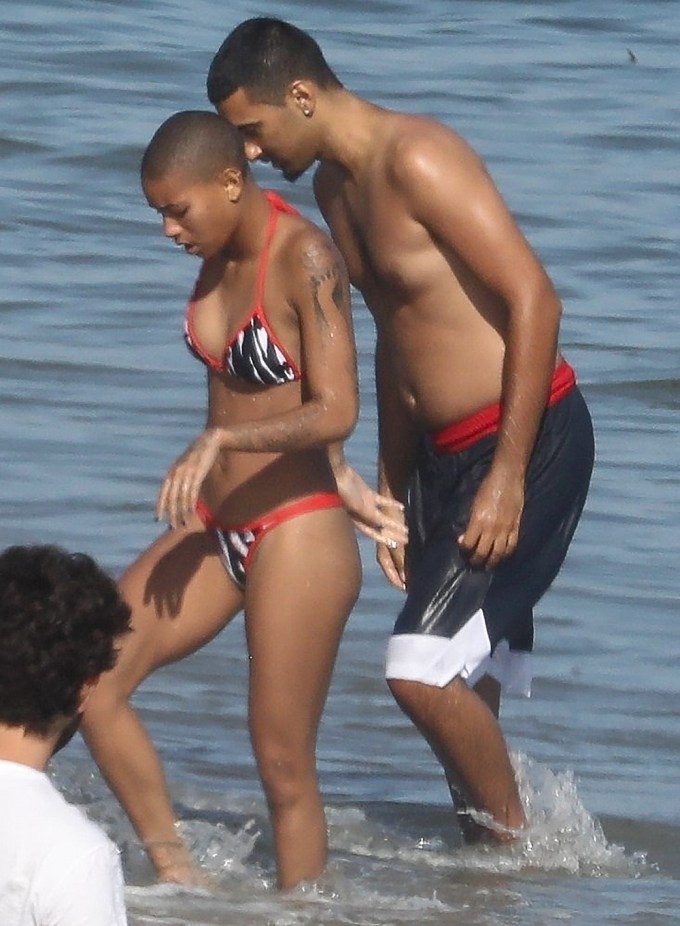 Willow Smith & a friend in Malibu