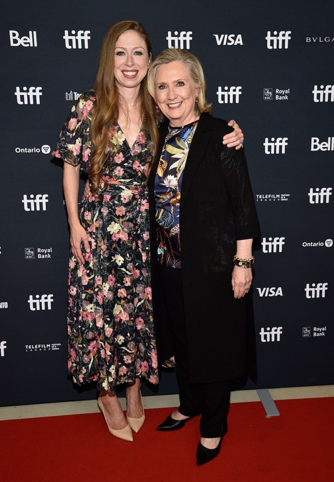 Chelsea & Hilary Clinton At TIFF 2022