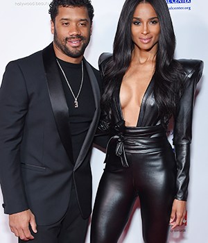 Russell Wilson and Ciara