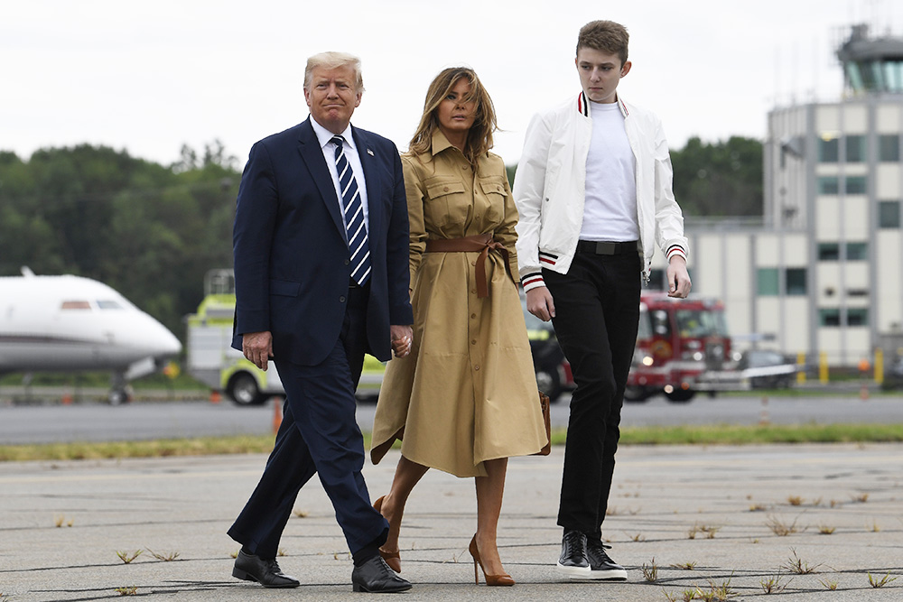 Donald Trump, Melania Trump, Barron Trump