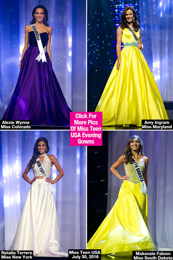 Miss Teen USA Evening Gowns
