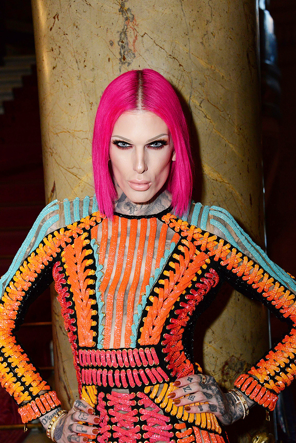 Jeffree Star
Balmain Homme show, Front Row, Autumn Winter 2017, Paris Fashion Week Men's, France - 21 Jan 2017