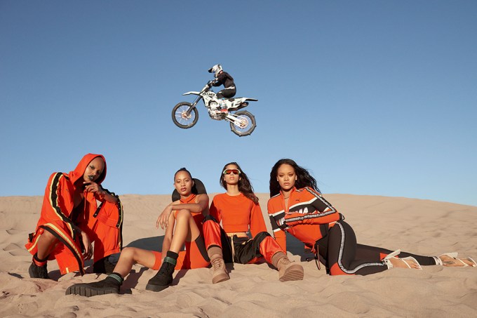 Rihanna models Fenty x Puma collection