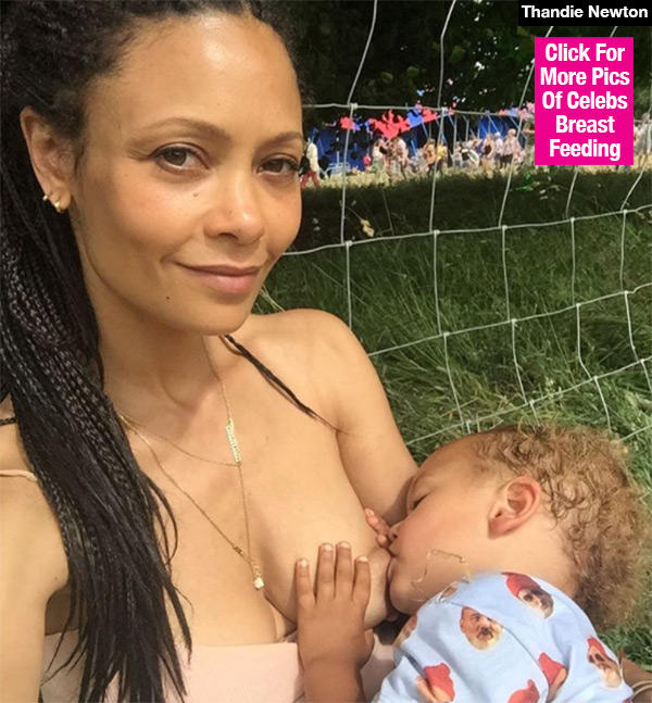Thandie Newton Breastfeeding