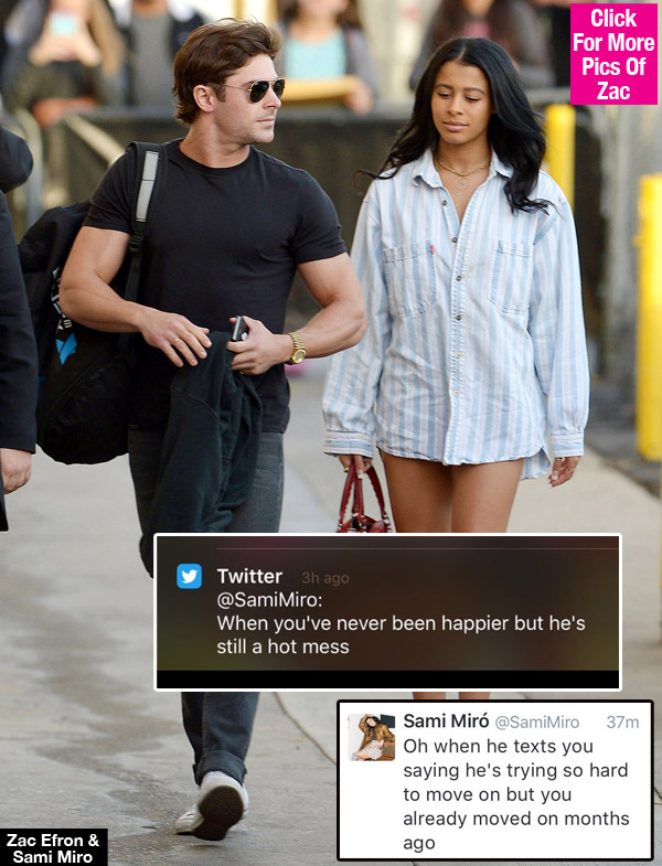 Sami Miro Disses Zac Efron