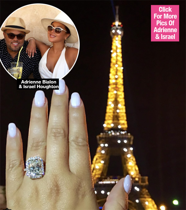 adrienne bailon engagement ring
