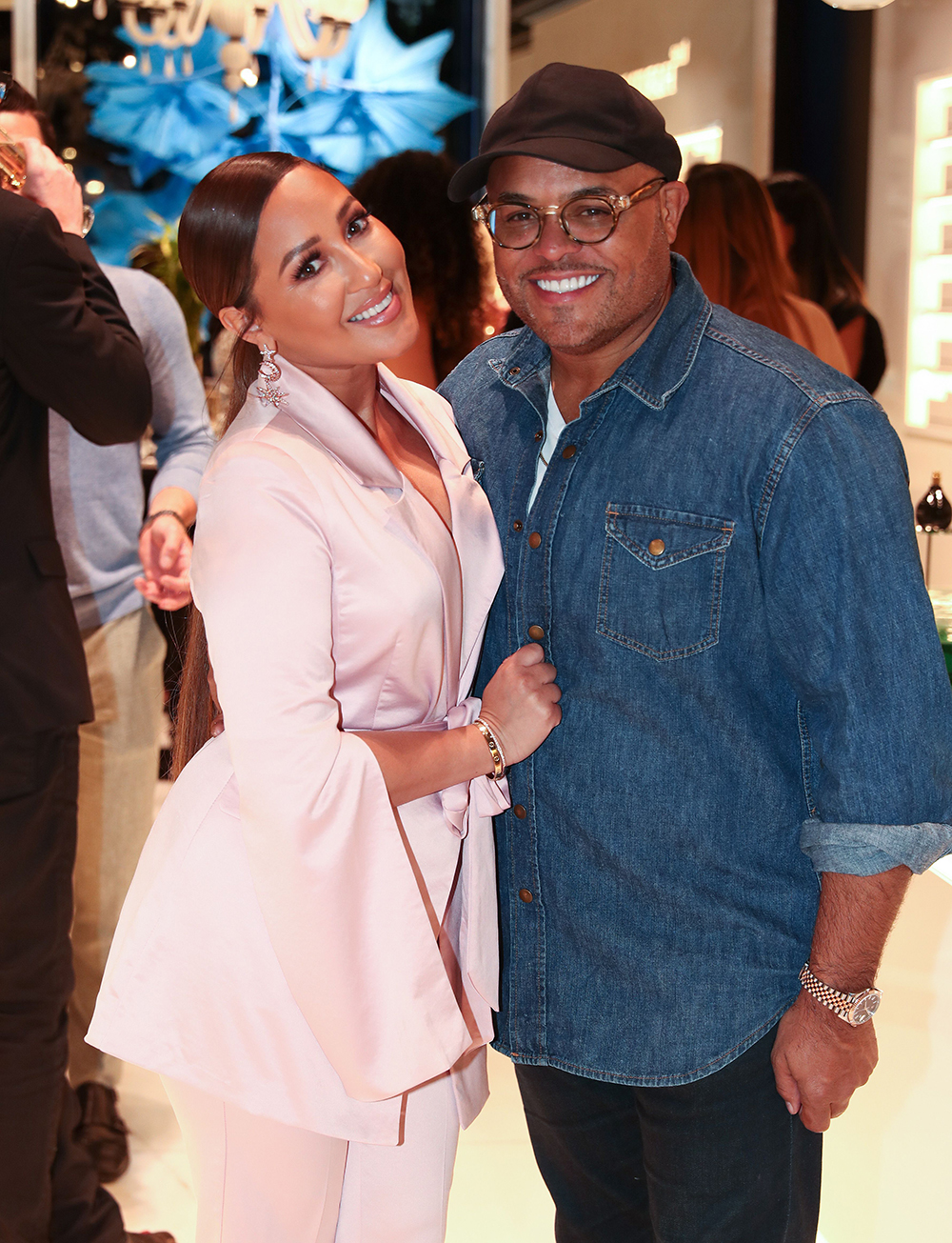 Adrienne Houghton and Israel Houghton
Adrienne Houghton & Lola Tillyaeva host cocktails at The Harmonist, Los Angeles, USA - 11 Apr 2019