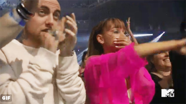 Ariana Grande Falls VMAs