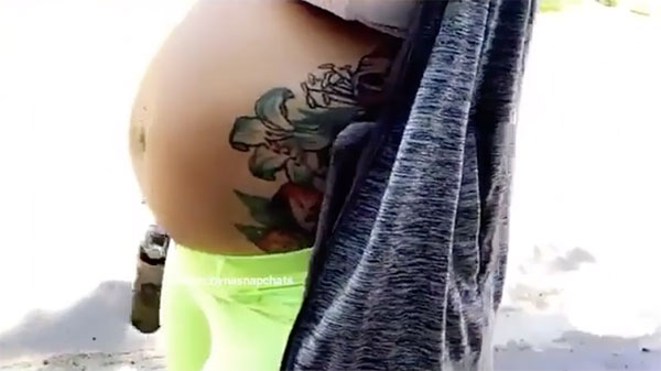 Blac Chyna Baby Bump On Fleek