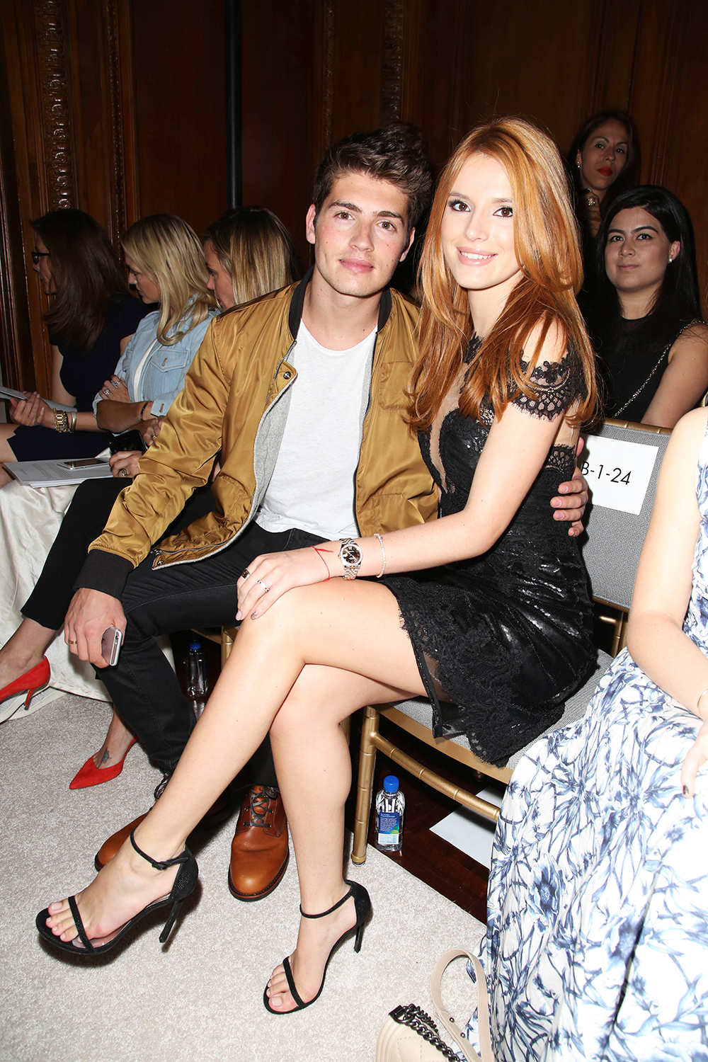 Bella Thorne and Gregg Sulkin
Marchesa show, Spring Summer 2016, New York Fashion Week, America - 16 Sep 2015