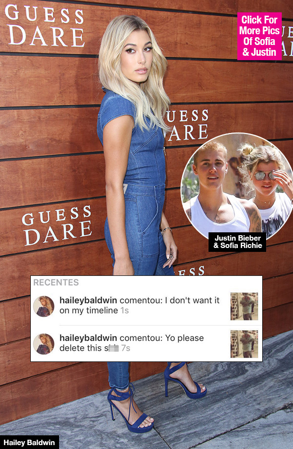 Hailey Baldwin Angry Justin Bieber Sofia Richie