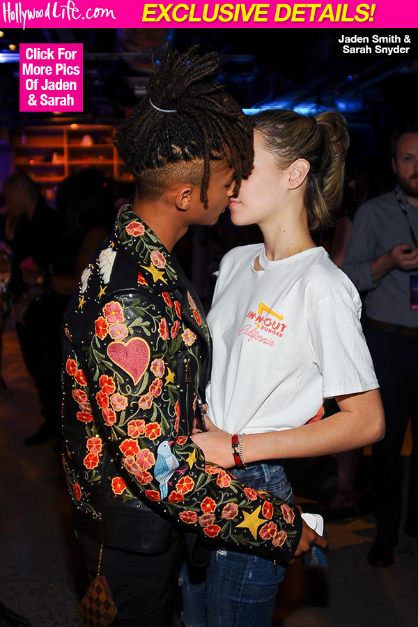 Sarah Snyder Jaden Smith PDA