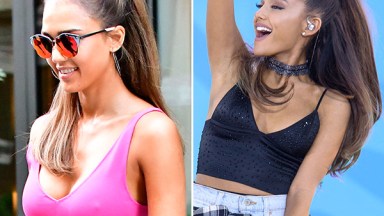 Jessica Alba Wears Ariana Grande Ponytail