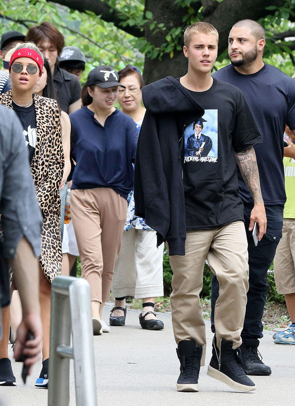 Justin Bieber and Sofia Richie out and about, Tokyo, Japan - 13 Aug 2016