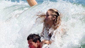 Taylor Lautner Raina Lawson Beach
