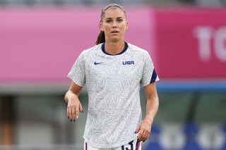 Alex Morgan of USASweden v United States, Women's Football, Group G first round, Tokyo 2020 Olympic Games,Tokyo Stadium, Tokyo, Japan - 21 Jul 2021