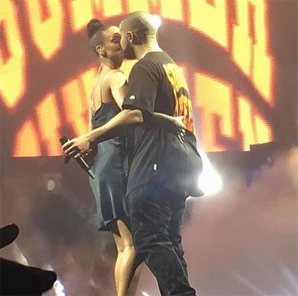 Drake Rihanna PDA