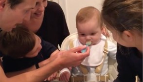 Ivanka Trump Son Tries Food