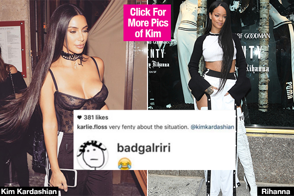 Rihanna Disses Kim Kardashian