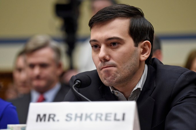 Martin Shkreli on Capital Hill in Washington