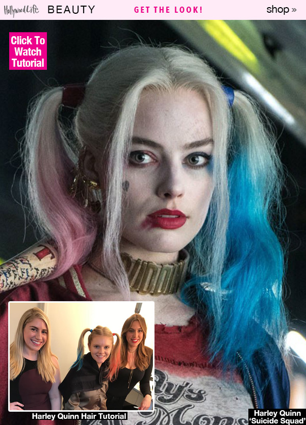 Harley Quinn Halloween Hair
