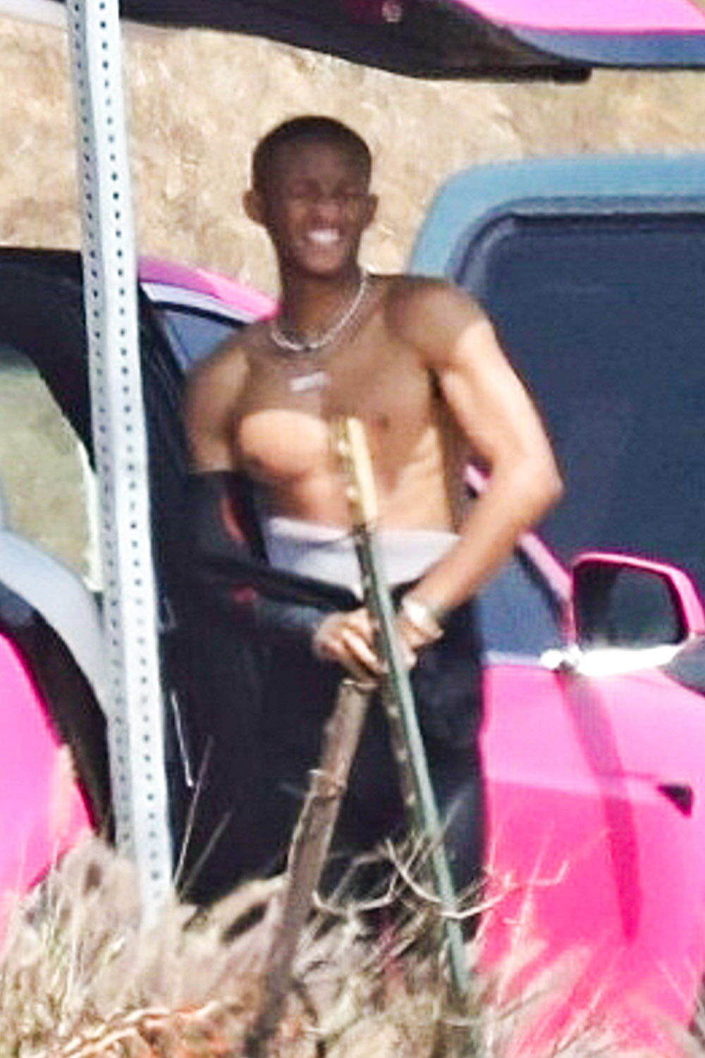 *EXCLUSIVE* Surf's Up! Jaden Smith catches Malibu waves during a solo surf session