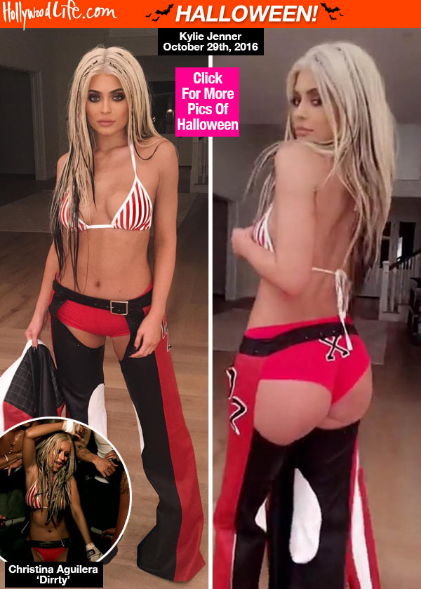 Kylie Jenner Christina Aguilera Halloween Costume