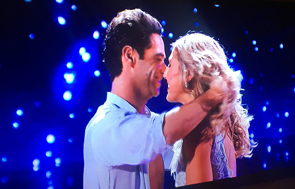 Sasha Farber & Girlfriend Emma Slater Engaged on 'DWTS' on October 4, 2016 (Courtesy of Twitter)