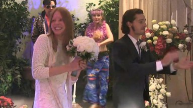 mia goth wedding dress