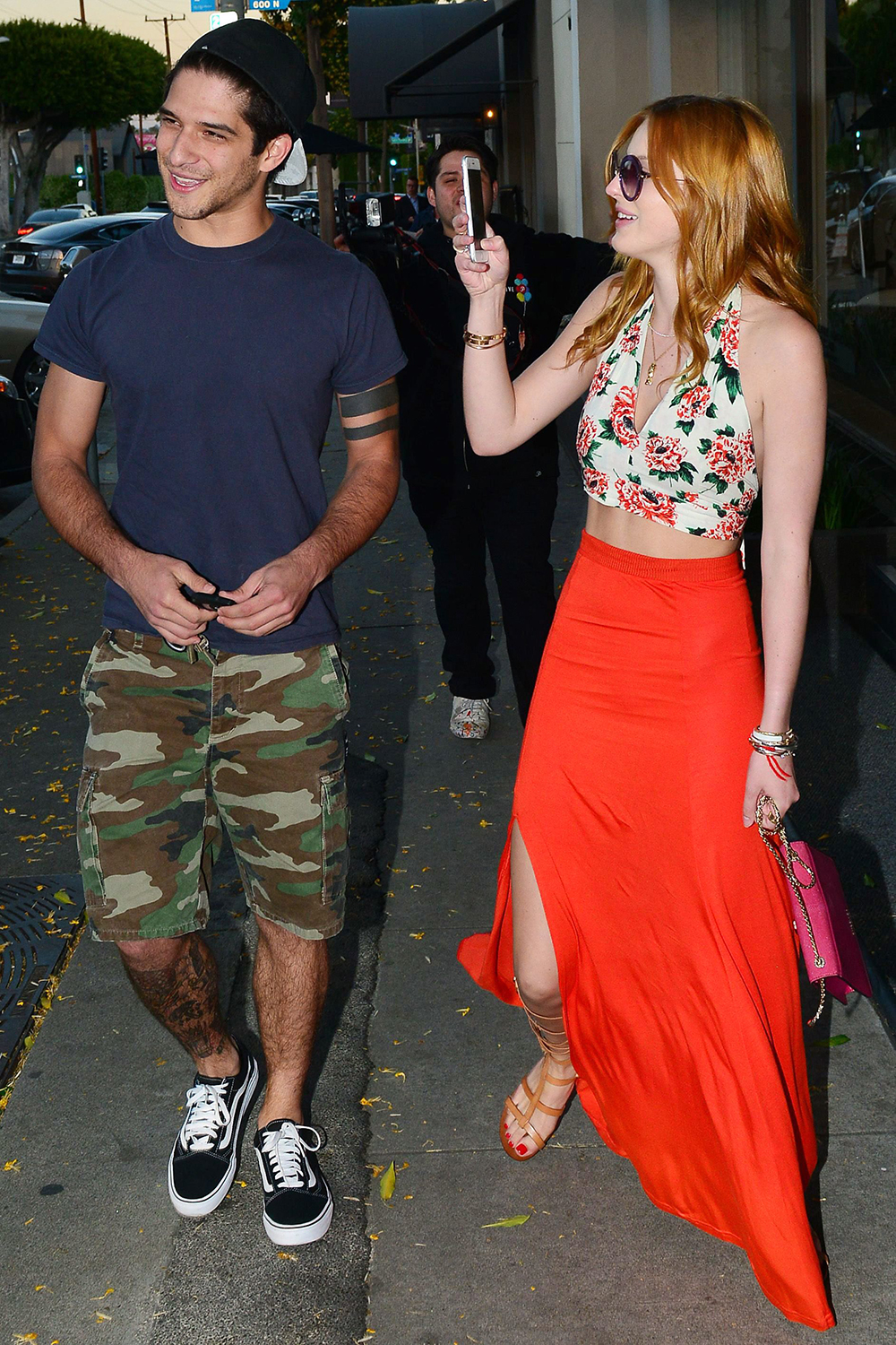 Bella Thorne and Brandon Lee out and about, Los Angeles, America - 27 Apr 2015