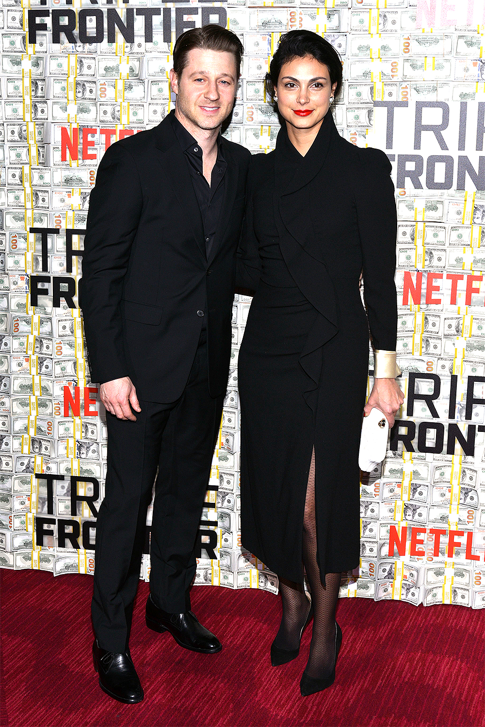 Benjamin McKenzie and Morena Baccarin
'Triple Frontier' film premiere, Arrivals, New York, USA - 03 Mar 2019