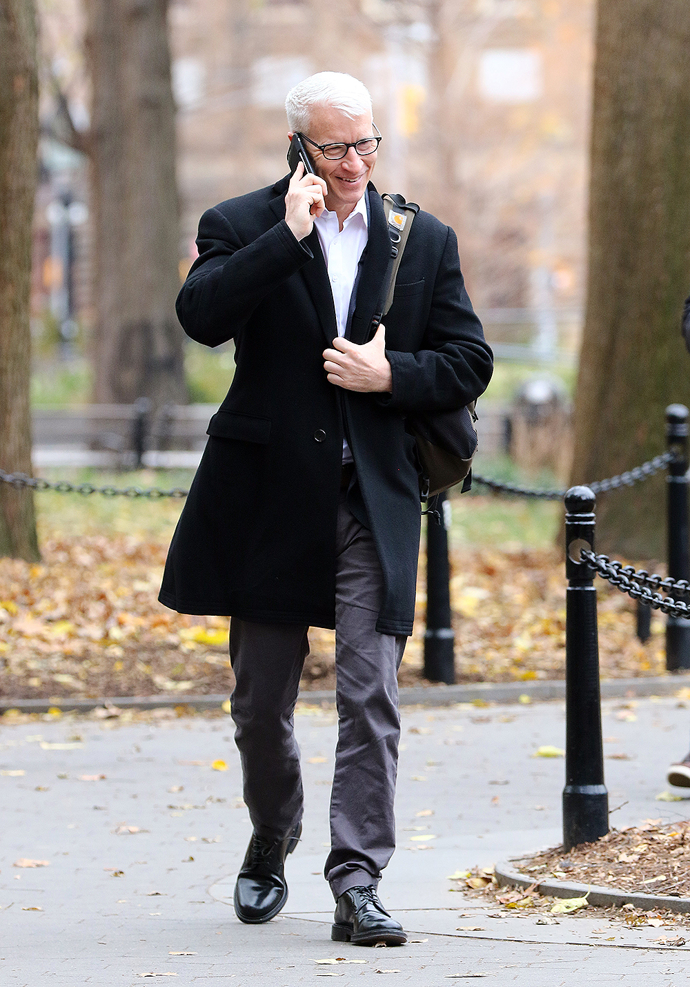 Anderson Cooper out and about, New York, USA - 08 Dec 2016