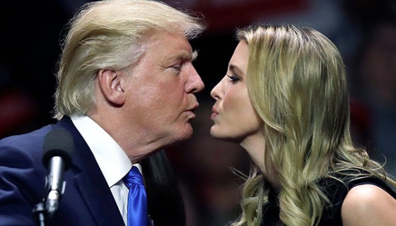 Donald Ivanka Trump Kiss