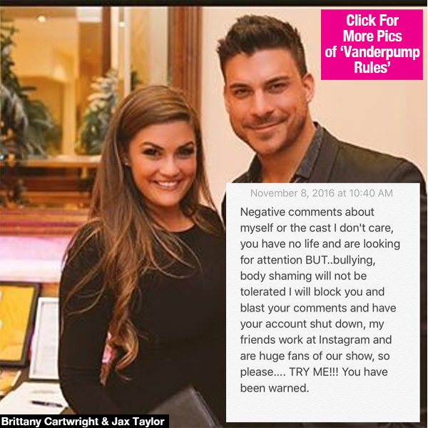 Jax Taylor Girlfriend Weight Gain Body Shamers