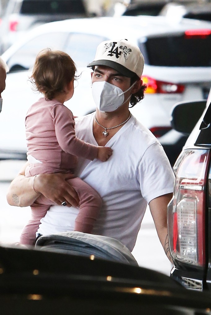 Joe Jonas Cradles Daughter Willa After