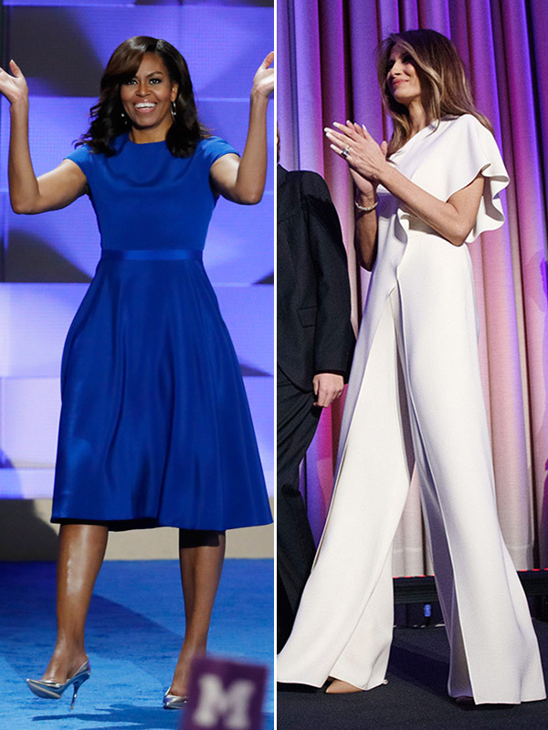 Melania Trump Michelle Obama Outfits